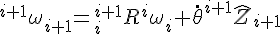 $^{i+1}\omega_{i+1}=^{i+1}_{i}R ^{i}\omega_{i} + \dot{\theta} ^{i+1}\hat{Z}_{i+1}$